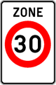 Panneau zone 30